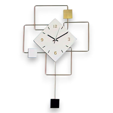 Modern Apex Accent Clock (28 x 17 Inches)